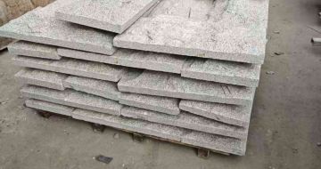 廊坊芝麻白蘑菇石，自然面