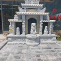 廊坊芝麻白中国黑石材套墓 花岗岩墓碑