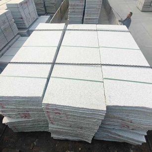 廊坊芝麻白毛板，石材毛板